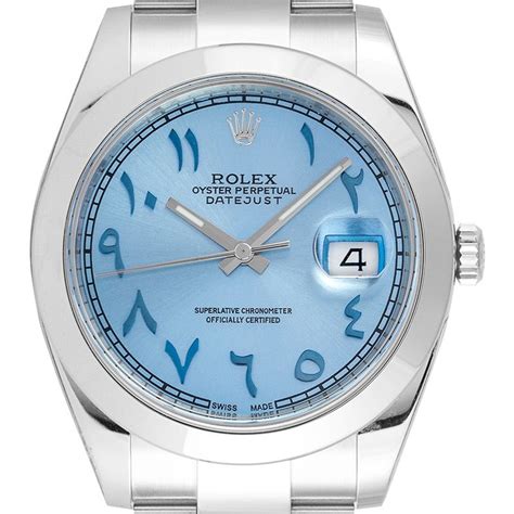 rolex with arabic dial|rolex datejust 41 arabic numerals.